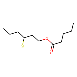 Pentanoic acid, 3-mercaptohexyl ester