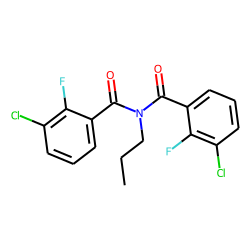 Benzamide, 3-chloro-2-fluoro-N-(3-chloro-2-fluorobenzoyl)-N-propyl-