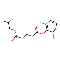 Glutaric acid, 2-chloro-6-fluorophenyl isobutyl ester