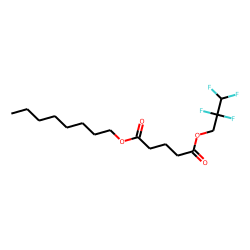 Glutaric acid, 2,2,3,3-tetrafluoropropyl octyl ester