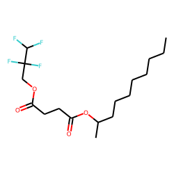 Succinic acid, 2,2,3,3-tetrafluoropropyl 2-decyl ester