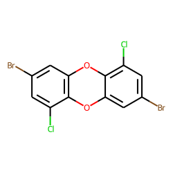 Dibenzodioxin, 3,8-dibromo-, 1,6-dichloro-