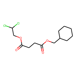 Succinic acid, cyclohexylmethyl 2,2-dichloroethyl ester