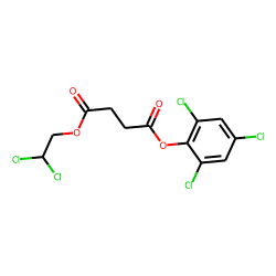 Succinic acid, 2,4,6-trichlorophenyl 2,2-dichloroethyl ester