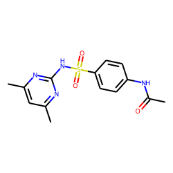 Sulfamethazine, N-acetyl-