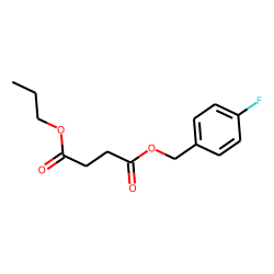 Succinic acid, 4-fluorobenzyl propyl ester