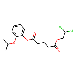 Glutaric acid, 2,2-dichloroethyl 2-isopropoxyphenyl ester