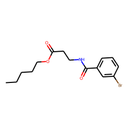 «beta»-Alanine, N-(3-bromobenzoyl)-, pentyl ester