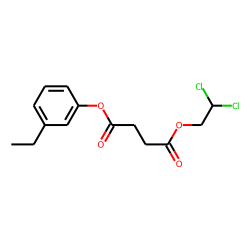 Succinic acid, 2,2-dichloroethyl 3-ethylphenyl ester