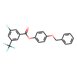 3-Fluoro-5-trifluoromethylbenzoic acid, 4-benzyloxyphenyl ester