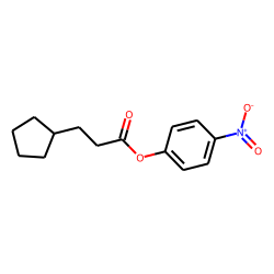 3-Cyclopentylpropionic acid, 4-nitrophenyl ester