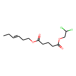 Glutaric acid, 2,2-dichloroethyl cis-hex-3-enyl ester