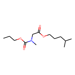 Glycine, N-methyl-n-propoxycarbonyl-, isohexyl ester