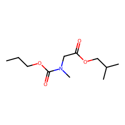 Glycine, N-methyl-N-propoxycarbonyl-, isobutyl ester