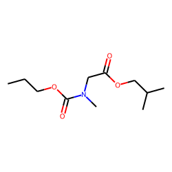 Glycine, N-methyl-n-propoxycarbonyl-, isobutyl ester