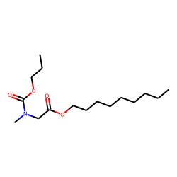 Glycine, N-methyl-n-propoxycarbonyl-, nonyl ester