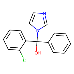 Phenyl-(2-chlorophenyl)-(1-imidazolyl) carbinol