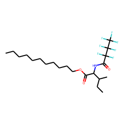 l-Isoleucine, n-heptafluorobutyryl-, undecyl ester
