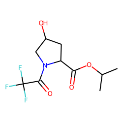 hydroxyproline, trifluoroacetyl-isopropyl ester
