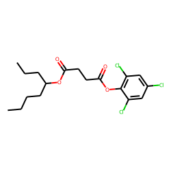 Succinic acid, 2,4,6-trichlorophenyl 4-octyl ester