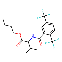 L-Valine, N-(2,5-ditrifluoromethylbenzoyl)-, butyl ester