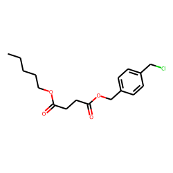 Succinic acid, 4-(chloromethyl)benzyl pentyl ester