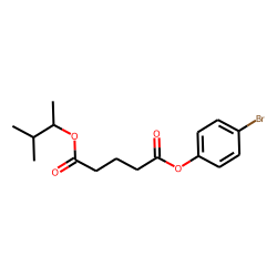 Glutaric acid, 3-methylbut-2-yl 4-bromophenyl ester