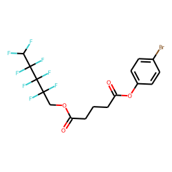 Glutaric acid, 2,2,3,3,4,4,5,5-octafluoropentyl 4-bromophenyl ester