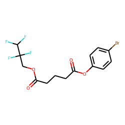 Glutaric acid, 2,2,3,3-tetrafluoropropyl 4-bromophenyl ester