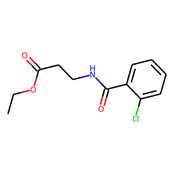 «beta»-Alanine, N-(2-chlorobenzoyl)-, ethyl ester