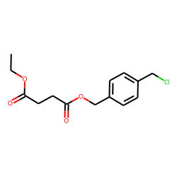 Succinic acid, 4-(chloromethyl)benzyl ethyl ester
