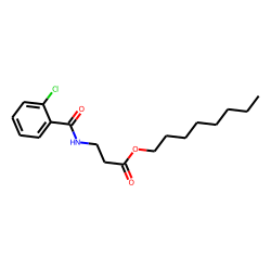 «beta»-Alanine, N-(2-chlorobenzoyl)-, octyl ester