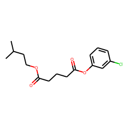 Glutaric acid, 3-chlorophenyl 3-methylbutyl ester