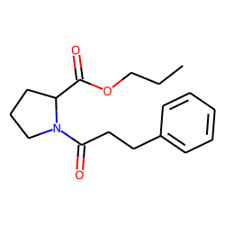 L-Proline, N-(3-phenylpropionyl)-, propyl ester