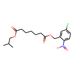 Pimelic acid, 5-chloro-2-nitrobenzyl isobutyl ester