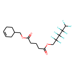 Glutaric acid, (cyclohex-3-enyl)methyl 2,2,3,3,4,4,5,5-octafluoropentyl ester