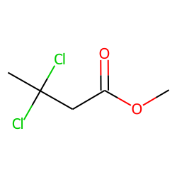 3,3-Dichlorobutanoic acid, methyl ester