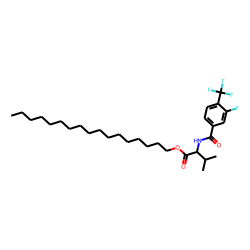 L-Valine, N-(3-fluoro-4-trifluoromethylbenzoyl)-, heptadecyl ester