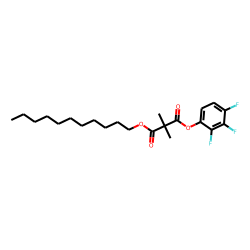 Dimethylmalonic acid, 2,3,4-trifluorophenyl undecyl ester