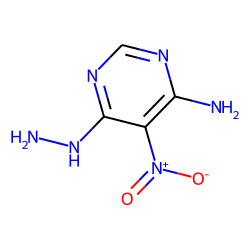 Pyrimidine, 4-amino-6-hydrazino-5-nitro-