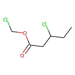 3-Chloropentanoic acid, chloromethyl ester