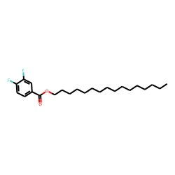 3,4-Difluorobenzoic acid, hexadecyl ester