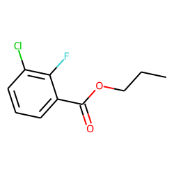 3-Chloro-2-fluorobenzoic acid, propyl ester