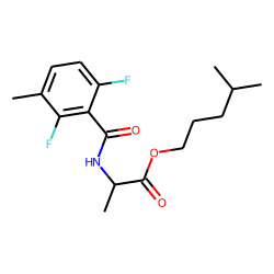 D-Alanine, N-(2,6-difluoro-3-methylbenzoyl)-, isohexyl ester