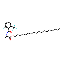 D-Alanine, N-(2-fluoro-6-trifluoromethylbenzoyl)-, octadecyl ester