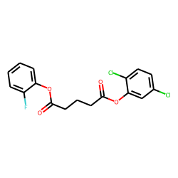 Glutaric acid, 2-fluorophenyl 2,5-dichlorophenyl ester