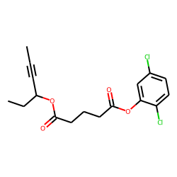 Glutaric acid, hex-4-yn-3-yl 2,5-dichlorophenyl ester