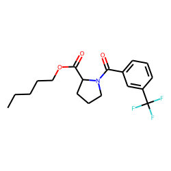 L-Proline, N-(3-trifluoromethylbenzoyl)-, pentyl ester