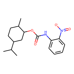 O-nitro carbanilic acid, l-menthyl ester