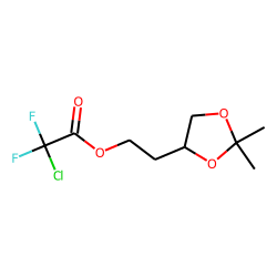 4-(2-Hydroxyethyl)-2,2-dimethyl-1,3-dioxolane, chlorodifluoroacetate